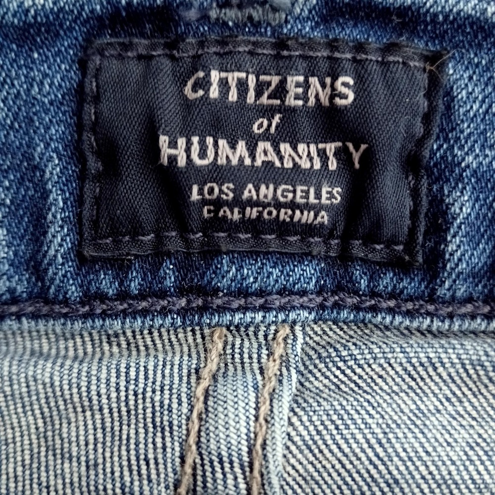 Citizens of Humanity Jeans Womens 30 Rocket Crop High Rise Skinny Sculpt USA - Picture 9 of 12